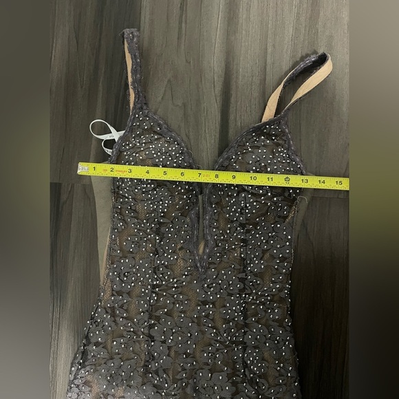 BEADED LACE FITTED SLEEVELESS GOWN BY JOVANI 48994 - Picture 15 of 16